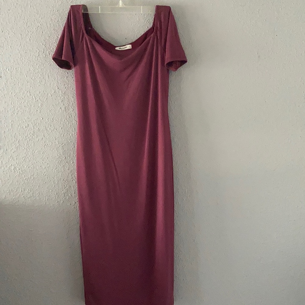 Body con scooped neck
